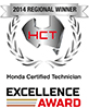 Moto Adelaide - Honda Dealer Award 2014